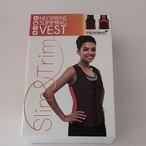 Slim & Trim Neoprene Slimming Vest Neoprene Treated With Microfresh Size Large